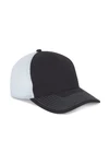 6 Panel Trucker mit kontrastfarbenen Nähten