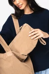 Umweltfreundliche ausgewaschene kleine Tasche aus Kord