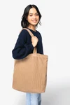 Umweltfreundliche ausgewaschene Tasche aus Kord