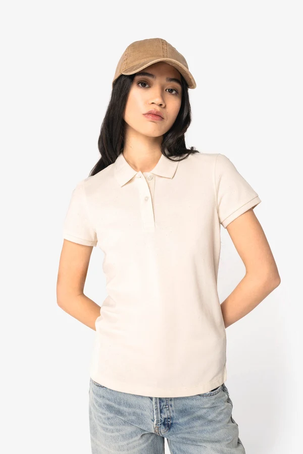 Umweltfreundliches Polohemd aus Pikeetrikot für Damen