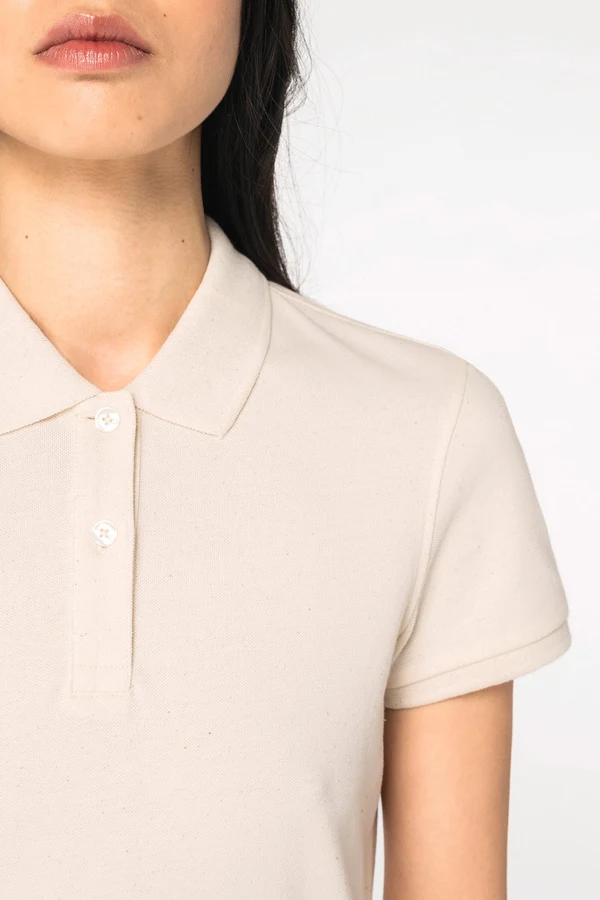 Umweltfreundliches Polohemd aus Pikeetrikot für Damen