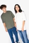 Eco-friendly  unisex oversize French Terry t-shirt