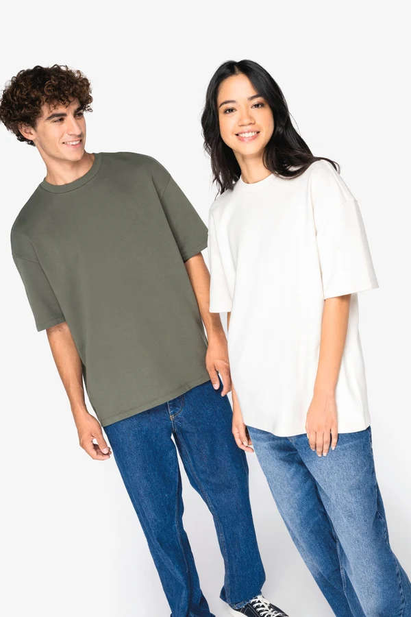 Eco-friendly unisex oversize French Terry t-shirt