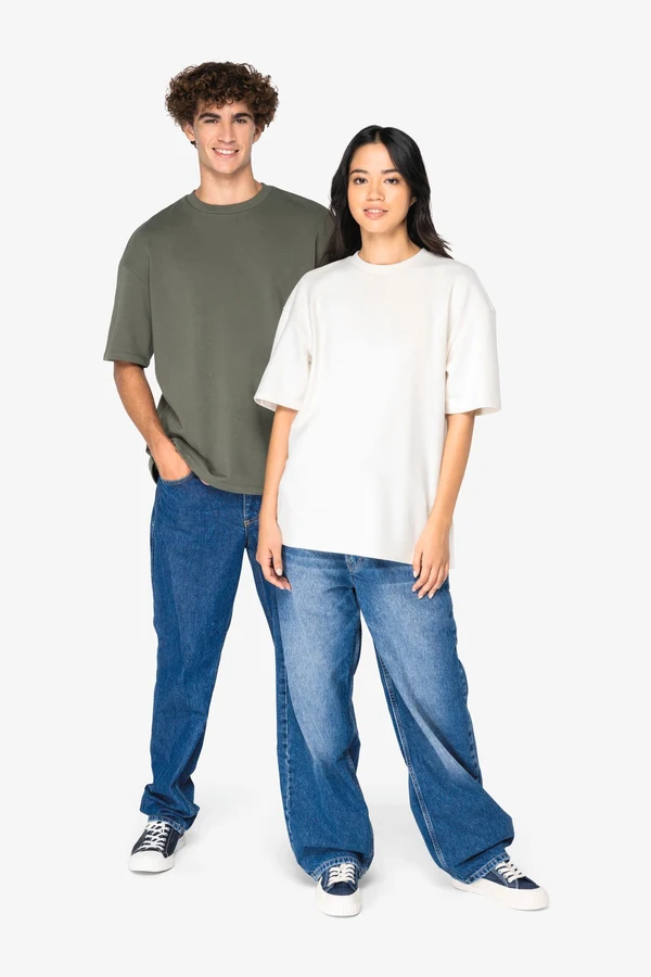 Umweltfreundliches Unisex Oversize T-Shirt aus French Terry