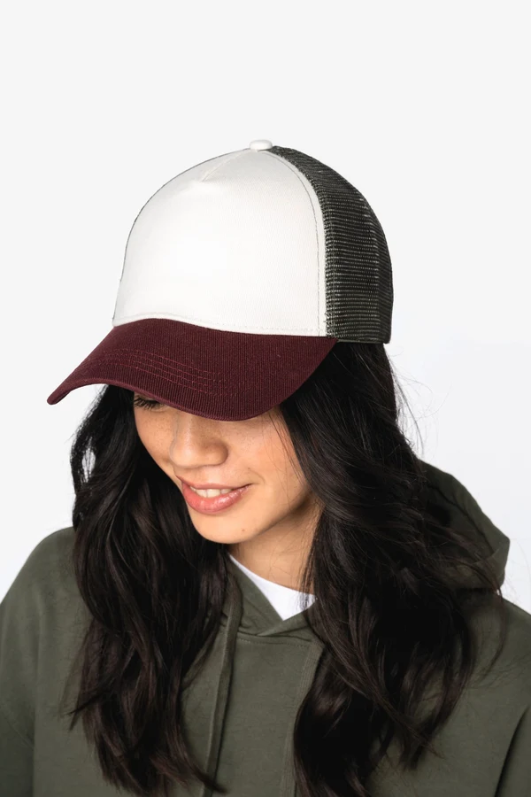 Eco-friendly unisex trucker cap 5 panels