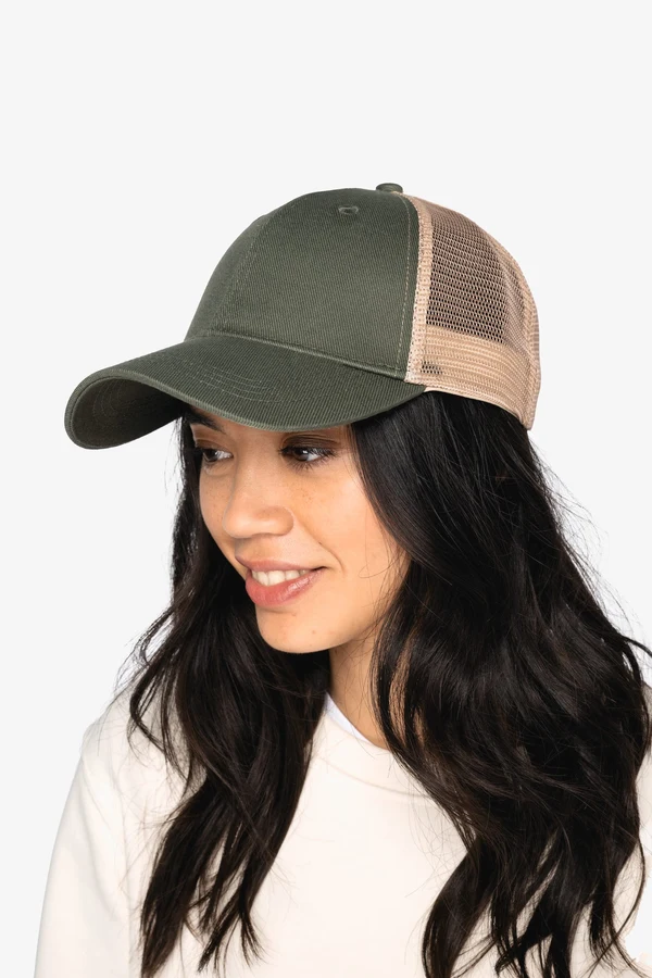 Eco-friendly unisex trucker cap 6 panels