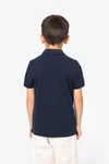 Eco-friendly kids’ piqué polo shirt