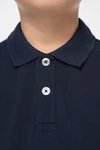 Eco-friendly kids’ piqué polo shirt