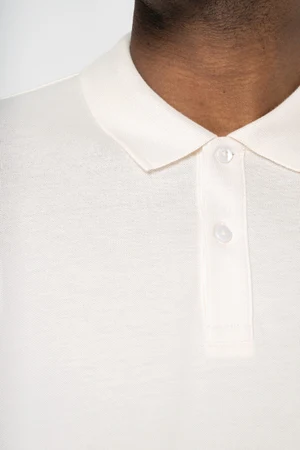 Umweltfreundliches Polohemd aus Piqué mit überschnittener Schulterpartie für Herren