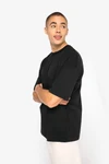 Eco-friendly men's washed effect oversized t-shirt