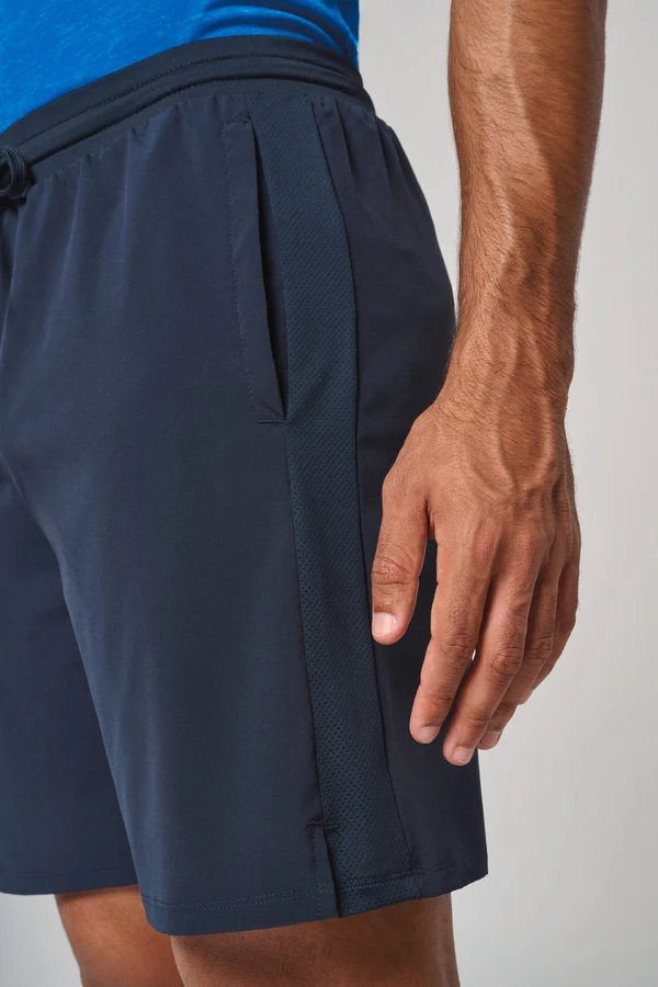 Umweltfreundliche 2-in-1-Shorts mit integrierter Untershort für Herren
