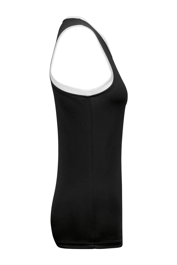 Damen Basketball Trikot Black / White