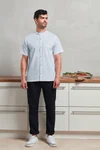 Chef-Kochjacke mit kurzen Ärmeln