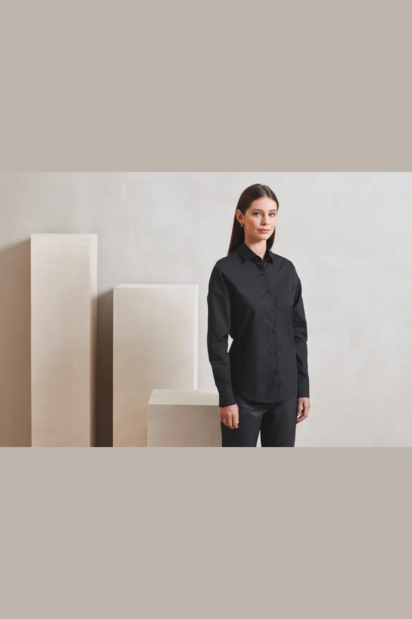 RECYCLIGHT ladies' long sleeve poplin shirt