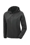 Recycelte 3-Lagen-Softshelljacke für Damen mit Kapuze