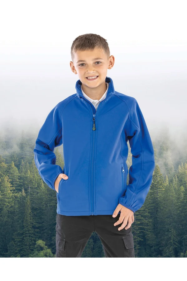 Recycelte Softshelljacke 2 Lagen Kind