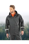Wasserdichte Prism PU-Jacke mit reflektierenden Streifen