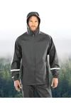 Wasserdichte Prism PU-Jacke mit reflektierenden Streifen