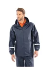 Wasserdichte Prism PU-Jacke mit reflektierenden Streifen