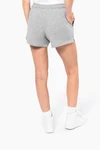 Umweltfreundliche Shorts aus gebürstetem Molton für Damen