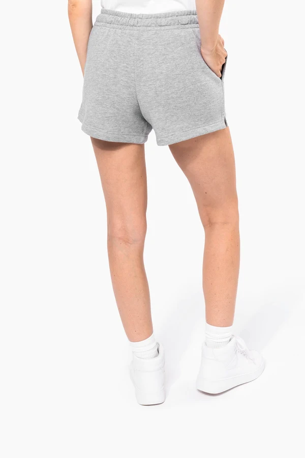 Umweltfreundliche Shorts aus gebürstetem Molton für Damen