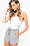 Umweltfreundliche Shorts aus gebürstetem Molton für Damen