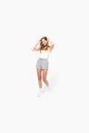 Umweltfreundliche Shorts aus gebürstetem Molton für Damen