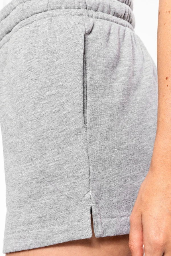 Umweltfreundliche Shorts aus gebürstetem Molton für Damen