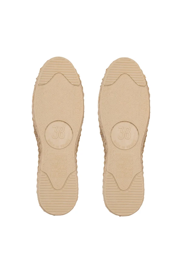 Mule im Espadrille-Stil