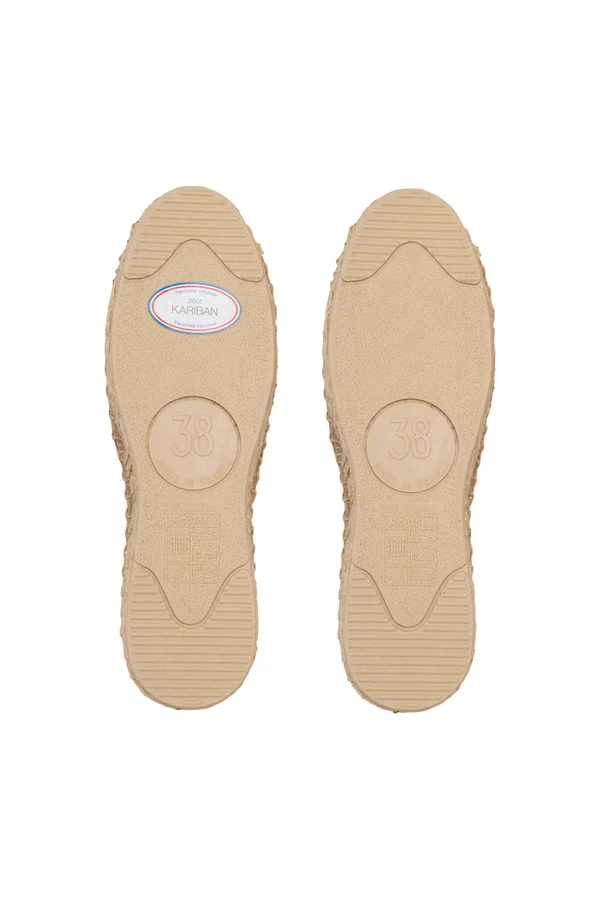 Mule im Espadrille-Stil