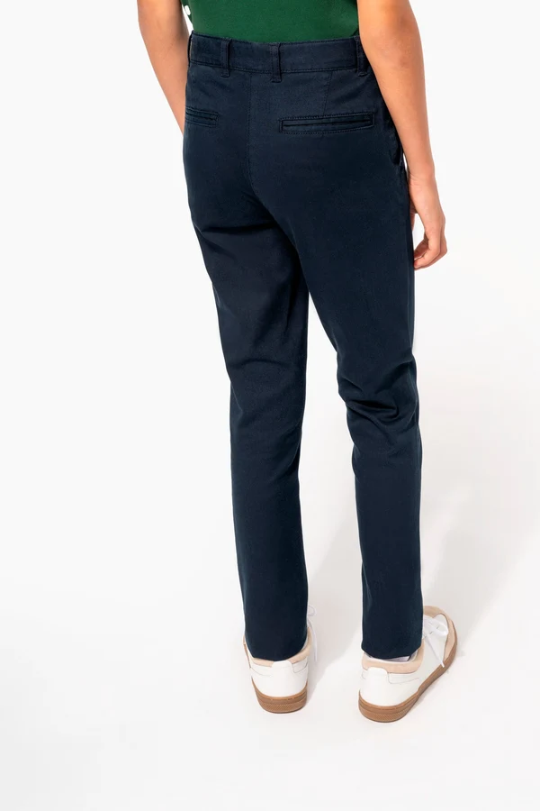 Girls' chino trousers