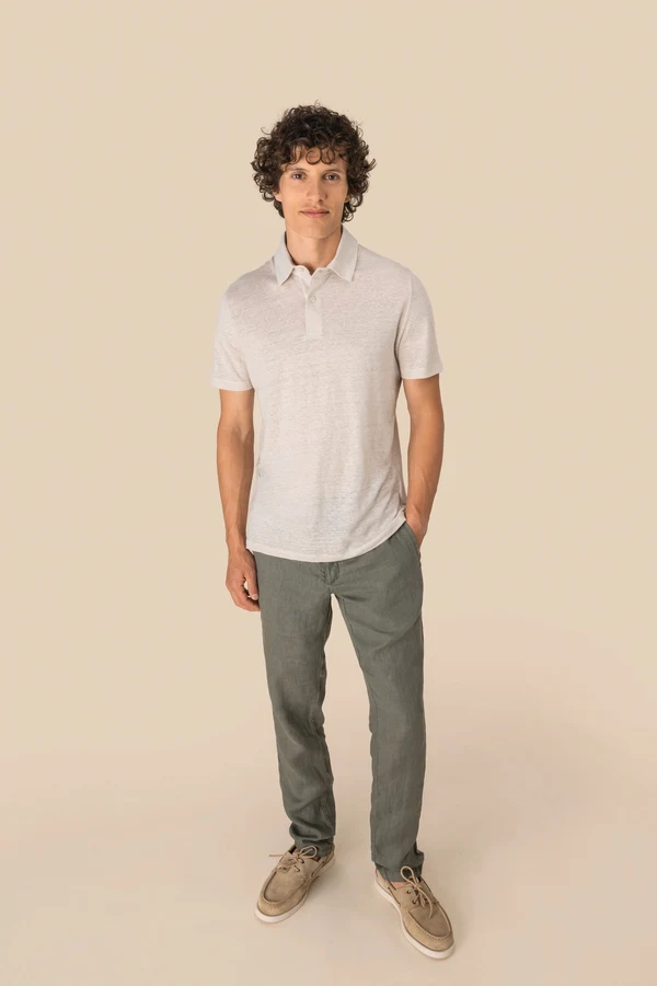 Herren-Poloshirts aus Leinen