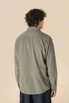 Umweltfreundliche ausgewaschene Herren-Hemdjacke aus Kord
