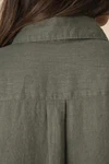 Hemdblusenkleid aus Leinen für Damen