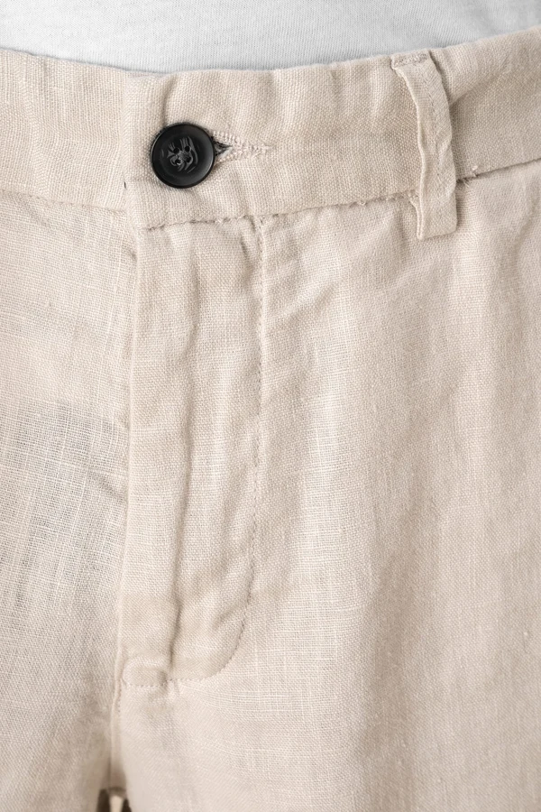 Bermuda-Shorts aus Leinen für Herren