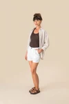 Leinenshorts für Damen