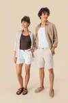 Leinenshorts für Damen