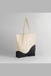 Organic hold-all bag with whirlwind print