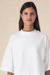Das kurze Damen-T-Shirt aus recycelter Baumwolle