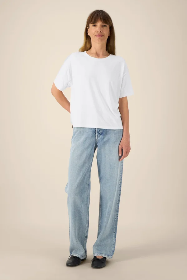 Das Damen-T-Shirt aus Baumwolle-TENCEL™ Modal