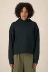 Der Boxy Unisex-Hoodie aus recycelter Baumwolle