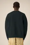 Das Boxy Rundhals-Unisex-Sweatshirt aus recycelter Baumwolle