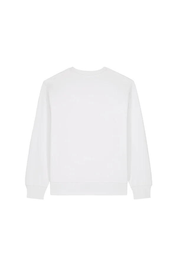 Das Rundhals-Unisex-Sweatshirt aus recycelter Baumwolle