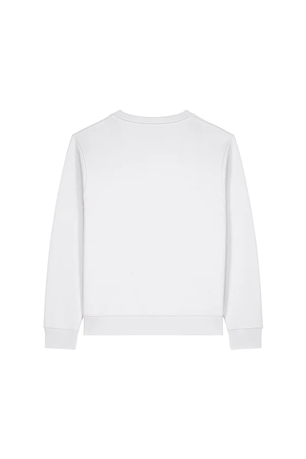Das Damen-Rundhals-Sweatshirt aus recycelter Baumwolle