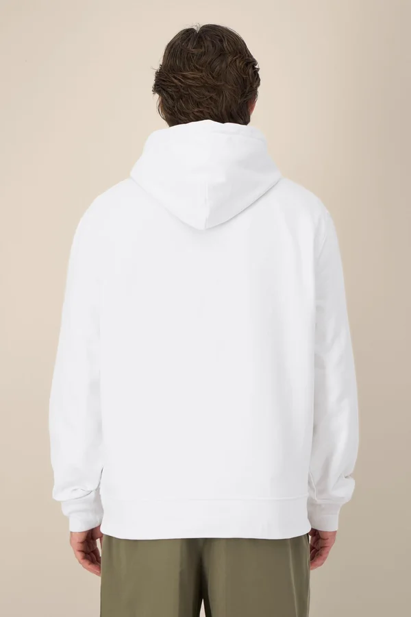 Der Unisex-Hoodie aus recycelter Baumwolle