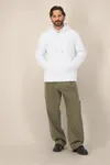 Der Unisex-Hoodie aus recycelter Baumwolle
