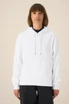 Der Unisex-Hoodie aus recycelter Baumwolle