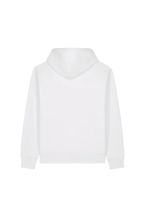 Der Unisex-Hoodie aus recycelter Baumwolle