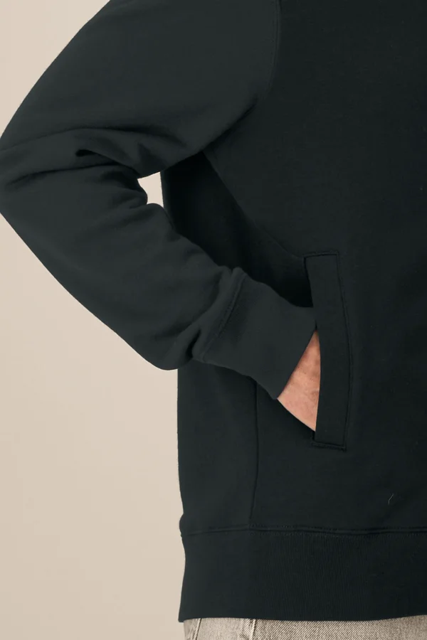 Der Unisex-Zip-Hoodie aus Baumwolle-TENCEL™ Modal