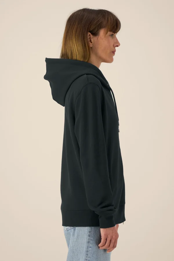 Der Unisex-Zip-Hoodie aus Baumwolle-TENCEL™ Modal